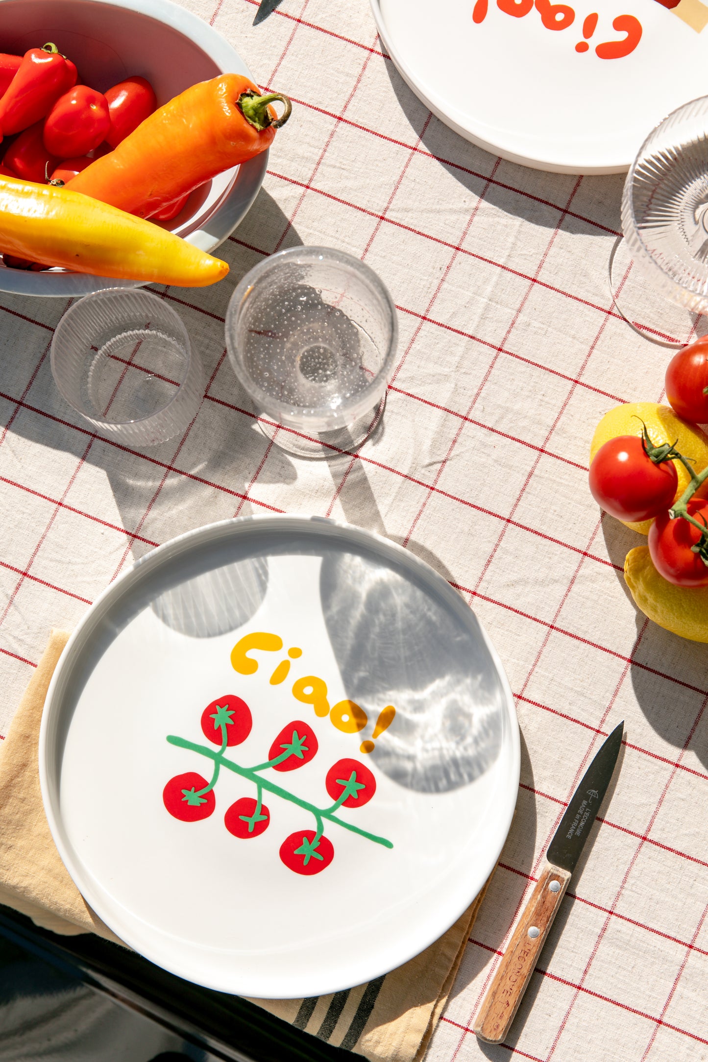 Ciao! Tomato Plate