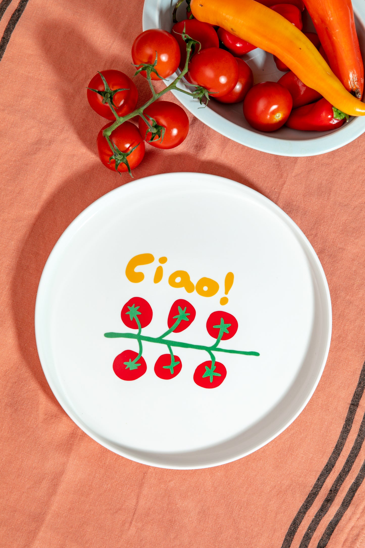 Ciao! Tomato Plate