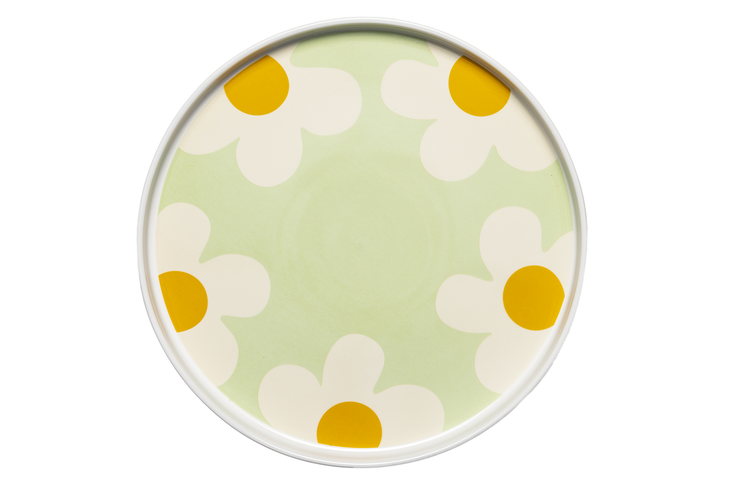 Flower Power Mint Green