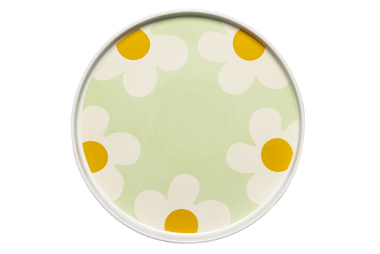 Flower Power Mint Green